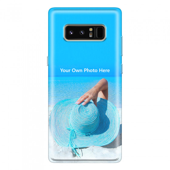 SAMSUNG - Galaxy Note 8 - Soft Clear Case - Single Photo Case
