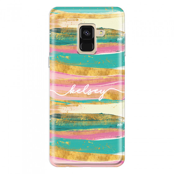 SAMSUNG - Galaxy A8 - Soft Clear Case - Pastel Palette