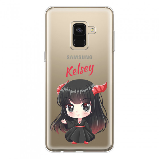 SAMSUNG - Galaxy A8 - Soft Clear Case - Chibi Kelsey