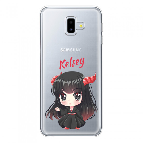 SAMSUNG - Galaxy J6 Plus - Soft Clear Case - Chibi Kelsey