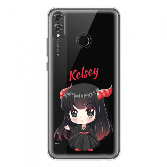 HONOR - Honor 8X - Soft Clear Case - Chibi Kelsey