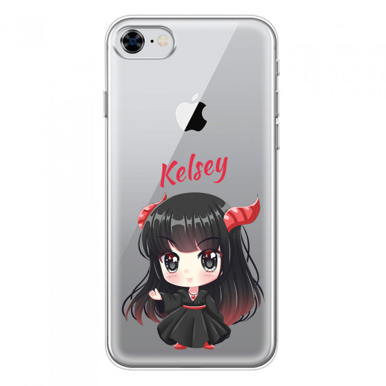 APPLE - iPhone 8 - Soft Clear Case - Chibi Kelsey