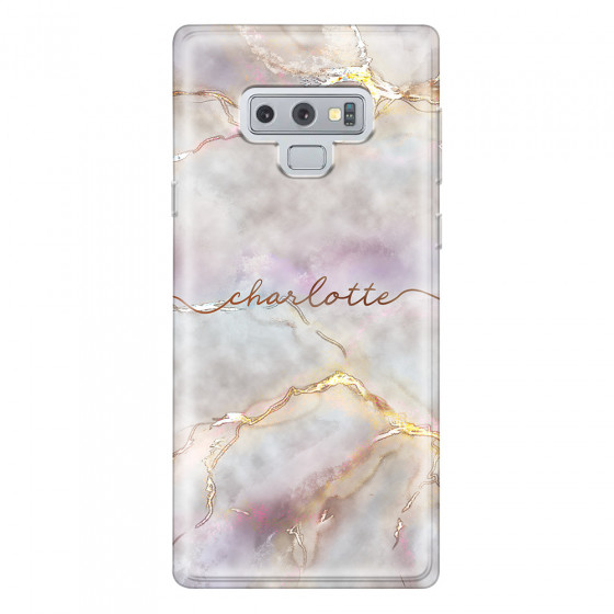 SAMSUNG - Galaxy Note 9 - Soft Clear Case - Marble Rootage