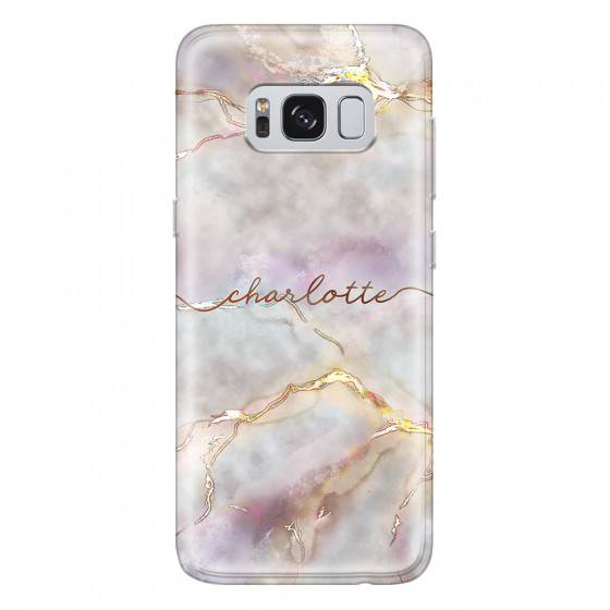 SAMSUNG - Galaxy S8 Plus - Soft Clear Case - Marble Rootage