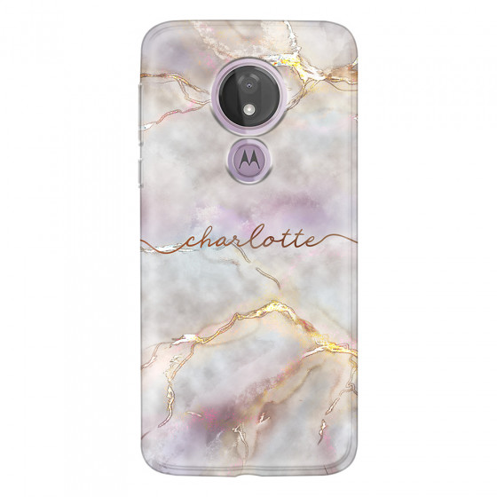 MOTOROLA by LENOVO - Moto G7 Power - Soft Clear Case - Marble Rootage