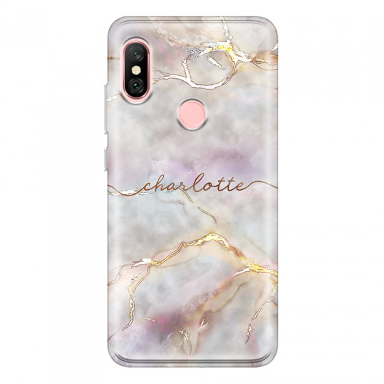 XIAOMI - Redmi Note 6 Pro - Soft Clear Case - Marble Rootage