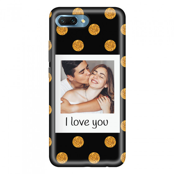 HONOR - Honor 10 - Soft Clear Case - Single Love Dots Photo