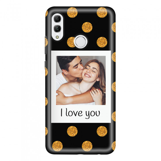 HONOR - Honor 10 Lite - Soft Clear Case - Single Love Dots Photo
