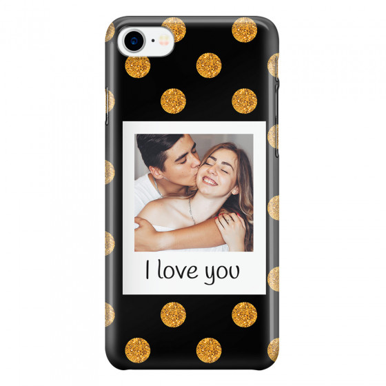 APPLE - iPhone 7 - 3D Snap Case - Single Love Dots Photo