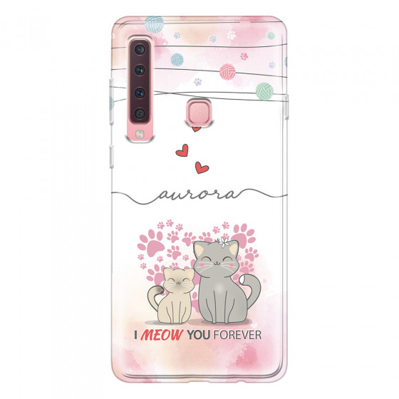SAMSUNG - Galaxy A9 2018 - Soft Clear Case - I Meow You Forever