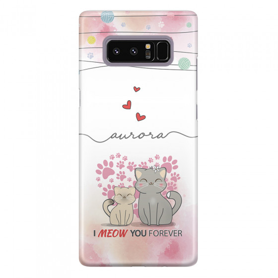 Shop by Style - Custom Photo Cases - SAMSUNG - Galaxy Note 8 - 3D Snap Case - I Meow You Forever