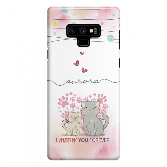 SAMSUNG - Galaxy Note 9 - 3D Snap Case - I Meow You Forever