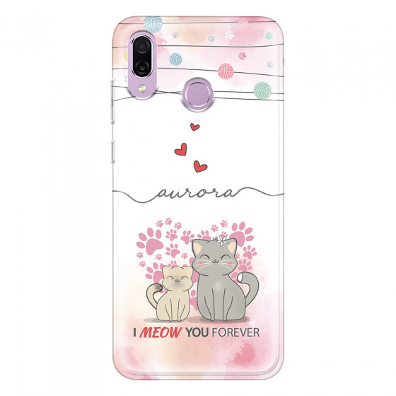 HONOR - Honor Play - Soft Clear Case - I Meow You Forever