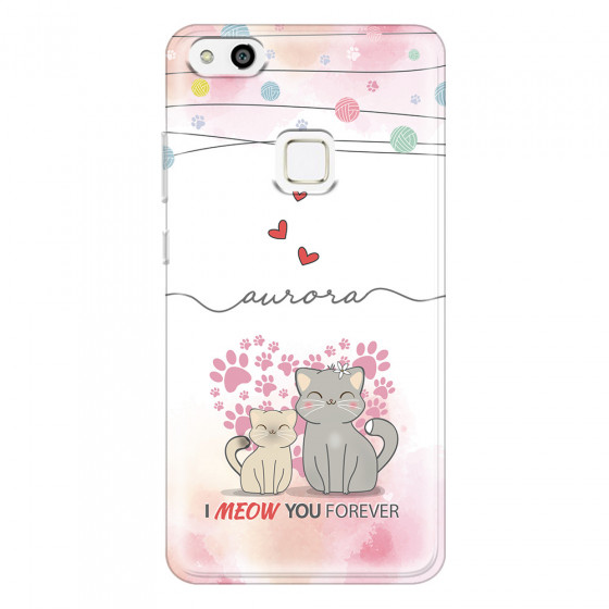 HUAWEI - P10 Lite - Soft Clear Case - I Meow You Forever