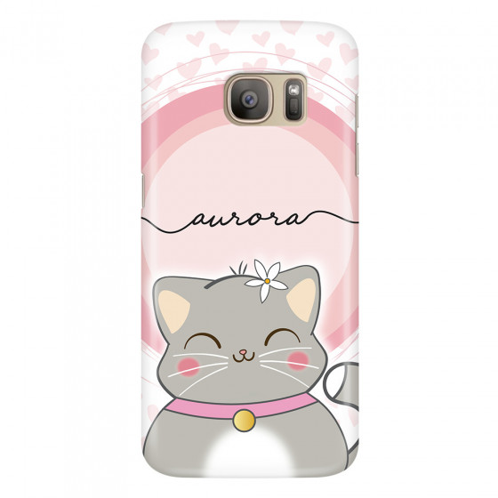 SAMSUNG - Galaxy S7 - 3D Snap Case - Kitten Handwritten