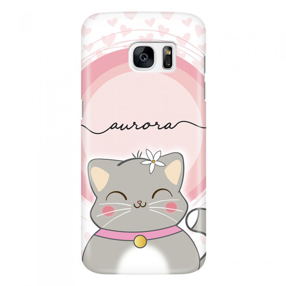 SAMSUNG - Galaxy S7 Edge - 3D Snap Case - Kitten Handwritten