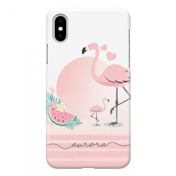 APPLE - iPhone X - 3D Snap Case - Flamingo Vibes Handwritten