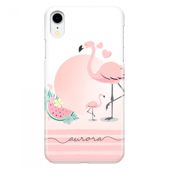APPLE - iPhone XR - 3D Snap Case - Flamingo Vibes Handwritten