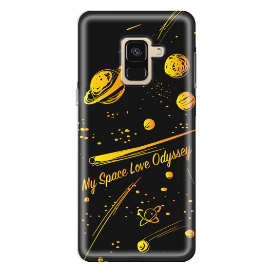 SAMSUNG - Galaxy A8 - Soft Clear Case - Dark Space Odyssey
