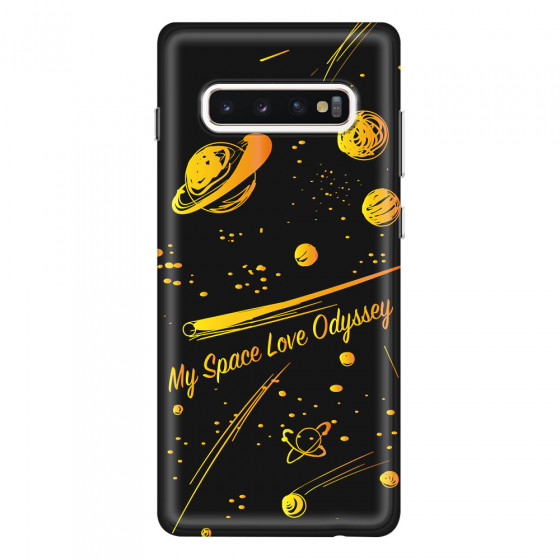 SAMSUNG - Galaxy S10 Plus - Soft Clear Case - Dark Space Odyssey