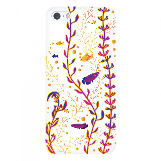 APPLE - iPhone 5S - 3D Snap Case - Clear Underwater World