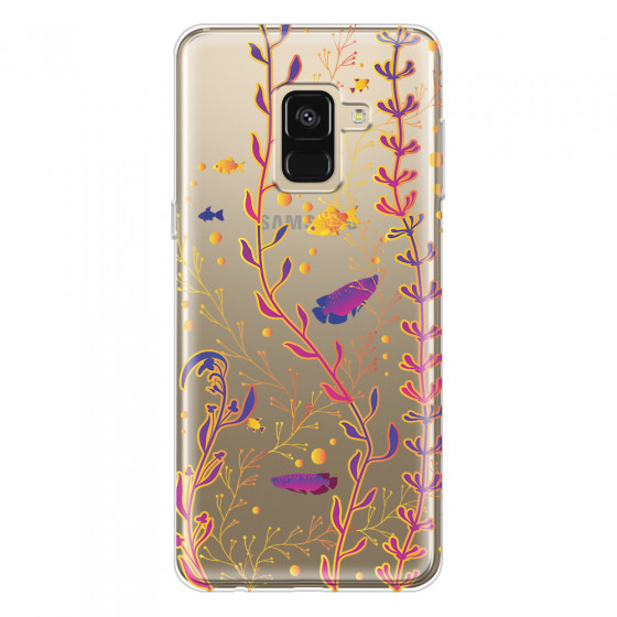 SAMSUNG - Galaxy A8 - Soft Clear Case - Clear Underwater World