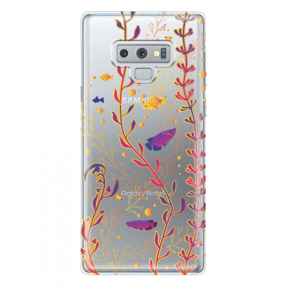 SAMSUNG - Galaxy Note 9 - Soft Clear Case - Clear Underwater World