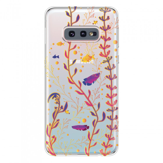 SAMSUNG - Galaxy S10e - Soft Clear Case - Clear Underwater World