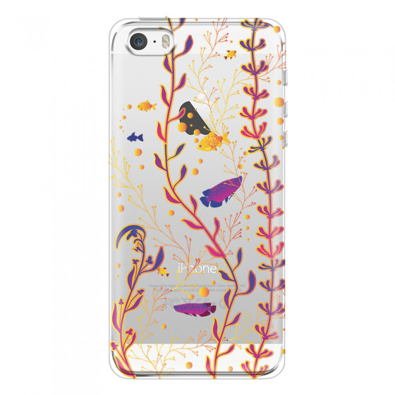 APPLE - iPhone 5S - Soft Clear Case - Clear Underwater World