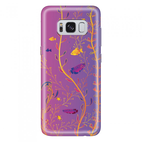 SAMSUNG - Galaxy S8 Plus - Soft Clear Case - Gradient Underwater World