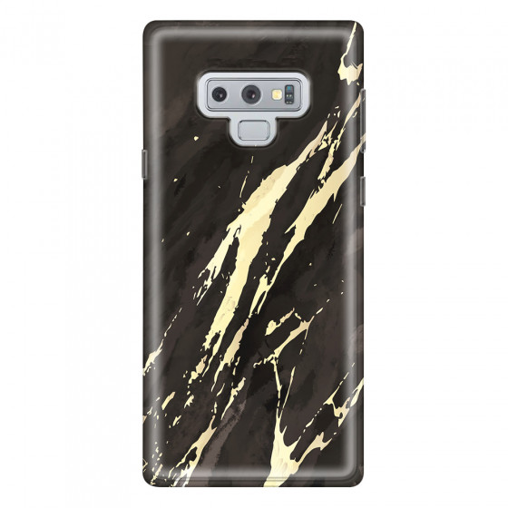SAMSUNG - Galaxy Note 9 - Soft Clear Case - Marble Ivory Black