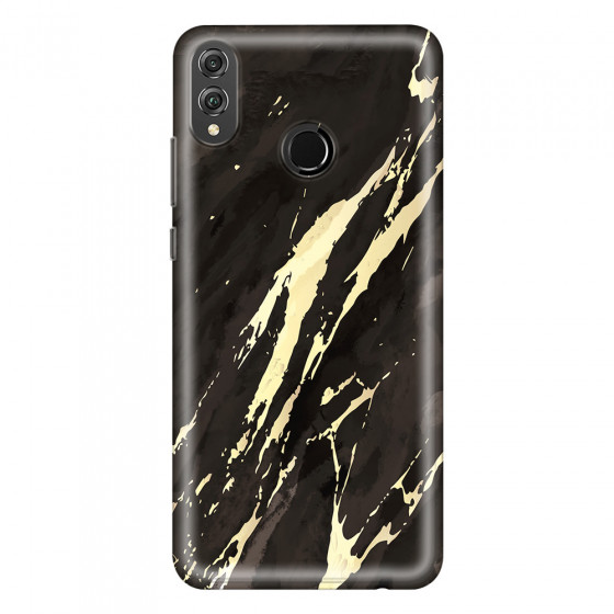 HONOR - Honor 8X - Soft Clear Case - Marble Ivory Black