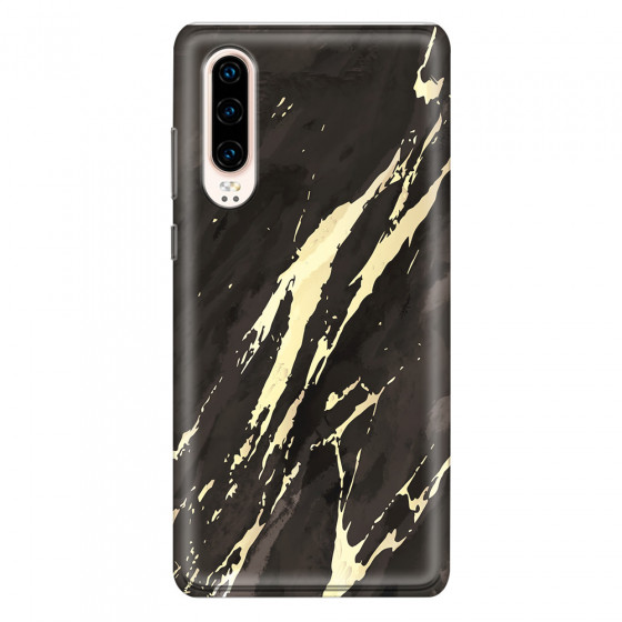 HUAWEI - P30 - Soft Clear Case - Marble Ivory Black