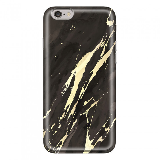 APPLE - iPhone 6S - Soft Clear Case - Marble Ivory Black