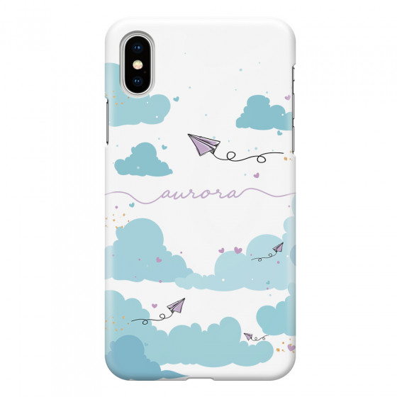 APPLE - iPhone XS Max - 3D Snap Case - Up in the Clouds Purple