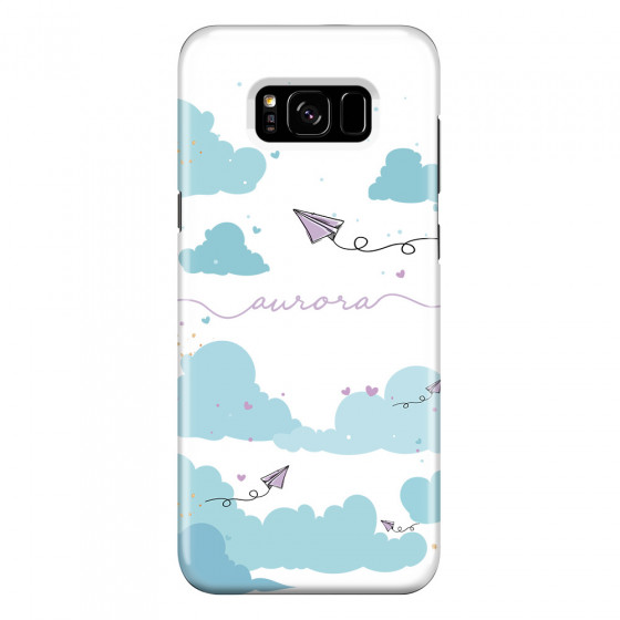 SAMSUNG - Galaxy S8 Plus - 3D Snap Case - Up in the Clouds Purple