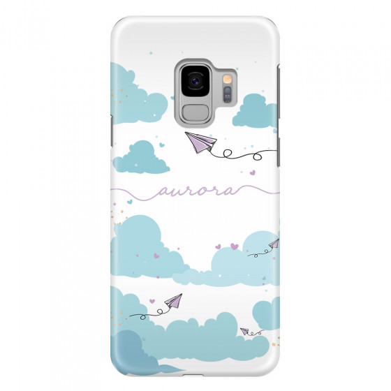 SAMSUNG - Galaxy S9 - 3D Snap Case - Up in the Clouds Purple