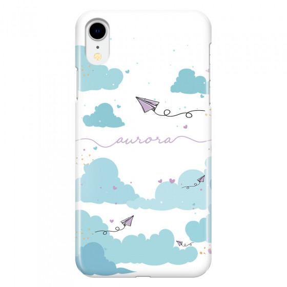 APPLE - iPhone XR - 3D Snap Case - Up in the Clouds Purple