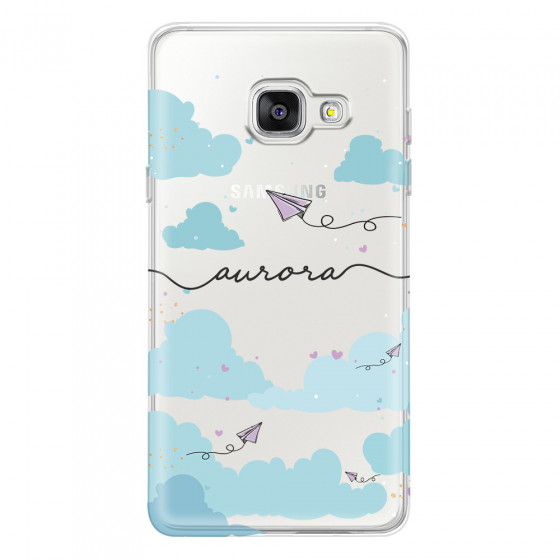 SAMSUNG - Galaxy A3 2017 - Soft Clear Case - Up in the Clouds