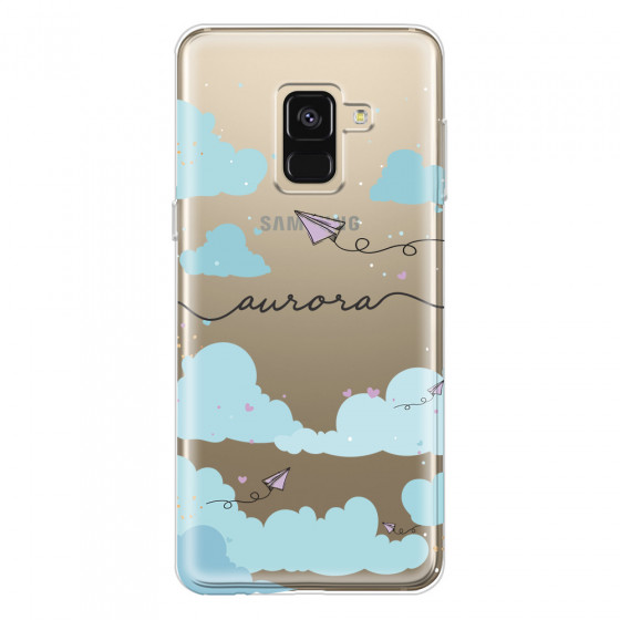 SAMSUNG - Galaxy A8 - Soft Clear Case - Up in the Clouds