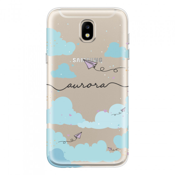 SAMSUNG - Galaxy J3 2017 - Soft Clear Case - Up in the Clouds