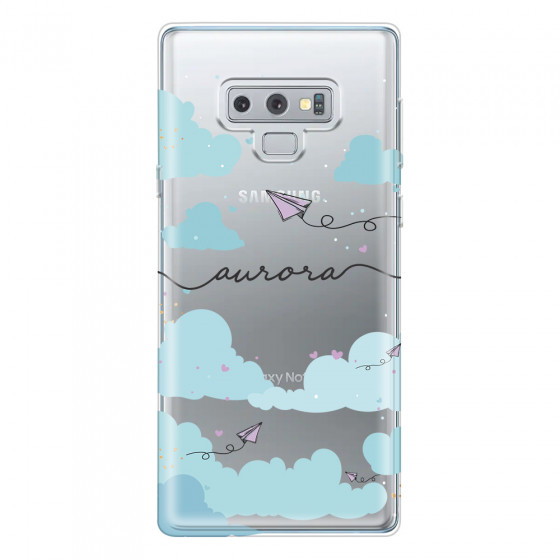 SAMSUNG - Galaxy Note 9 - Soft Clear Case - Up in the Clouds
