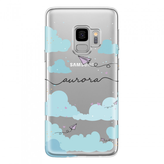SAMSUNG - Galaxy S9 - Soft Clear Case - Up in the Clouds