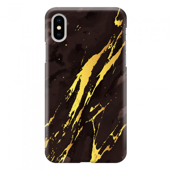 APPLE - iPhone XS Max - 3D Snap Case - Marble Royal Black