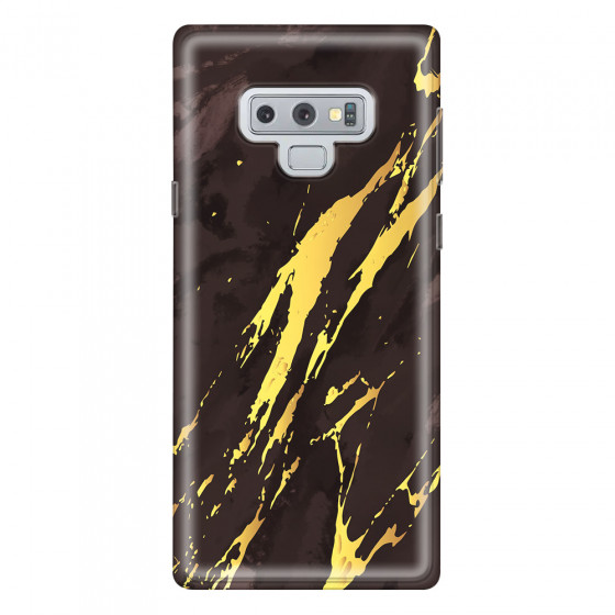 SAMSUNG - Galaxy Note 9 - Soft Clear Case - Marble Royal Black