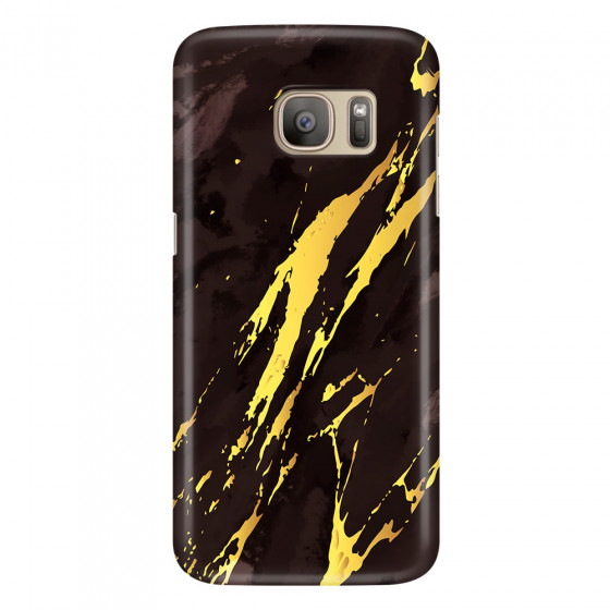 SAMSUNG - Galaxy S7 - 3D Snap Case - Marble Royal Black