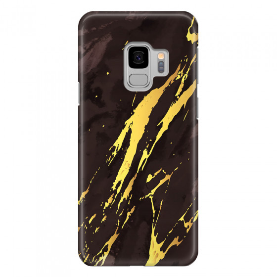 SAMSUNG - Galaxy S9 - 3D Snap Case - Marble Royal Black