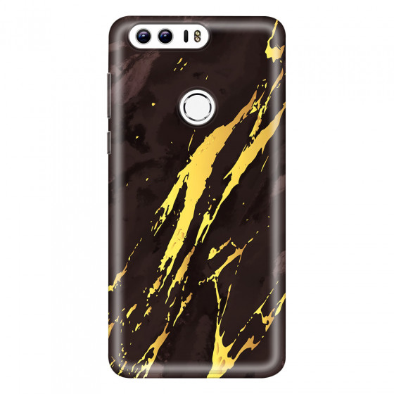 HONOR - Honor 8 - Soft Clear Case - Marble Royal Black