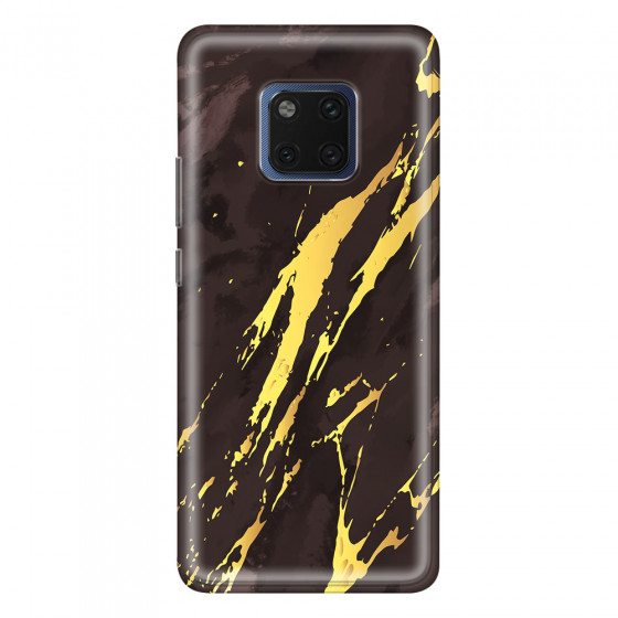 HUAWEI - Mate 20 Pro - Soft Clear Case - Marble Royal Black