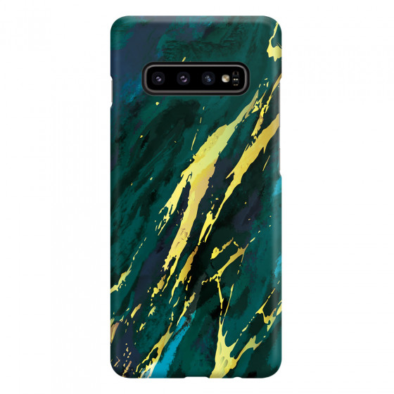 SAMSUNG - Galaxy S10 - 3D Snap Case - Marble Emerald Green